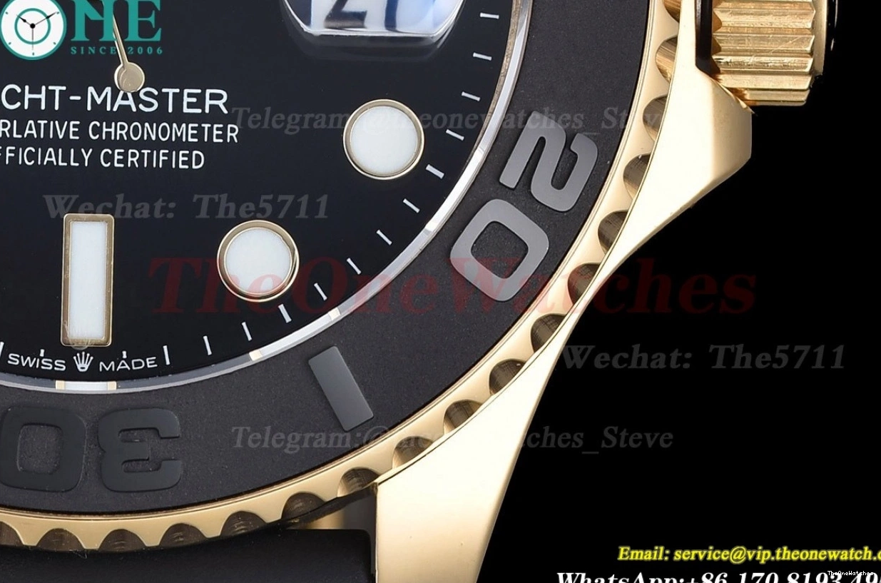 226658 SS 42mm Yacht-Master Dot MY8215 YG Black GDF 0205